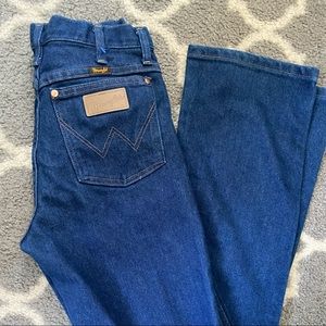 Cowboy cut wranglers